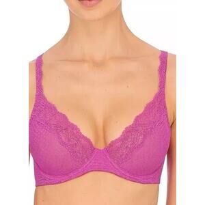 NATORI 722286 Raspberry Beyond Convertible Contour Underwire Bra Size 34DD B2483